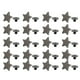 thumbnail image 2 of Remache en forma de estrella, 20 piezas Remache en forma de estrella Botón Remache Botón Remache Artesanía excepcional, 2 of 9
