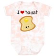 thumbnail image 3 of Inktastic I Love Toast Boys or Girls Baby Bodysuit, 3 of 5
