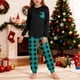 thumbnail image 5 of Conjuntos de blusa y camisa de manga larga con cuello redondo para niños y niñas de 5 a 14 años. Conjunto de top y pantalón con mangas estampadas., 5 of 9