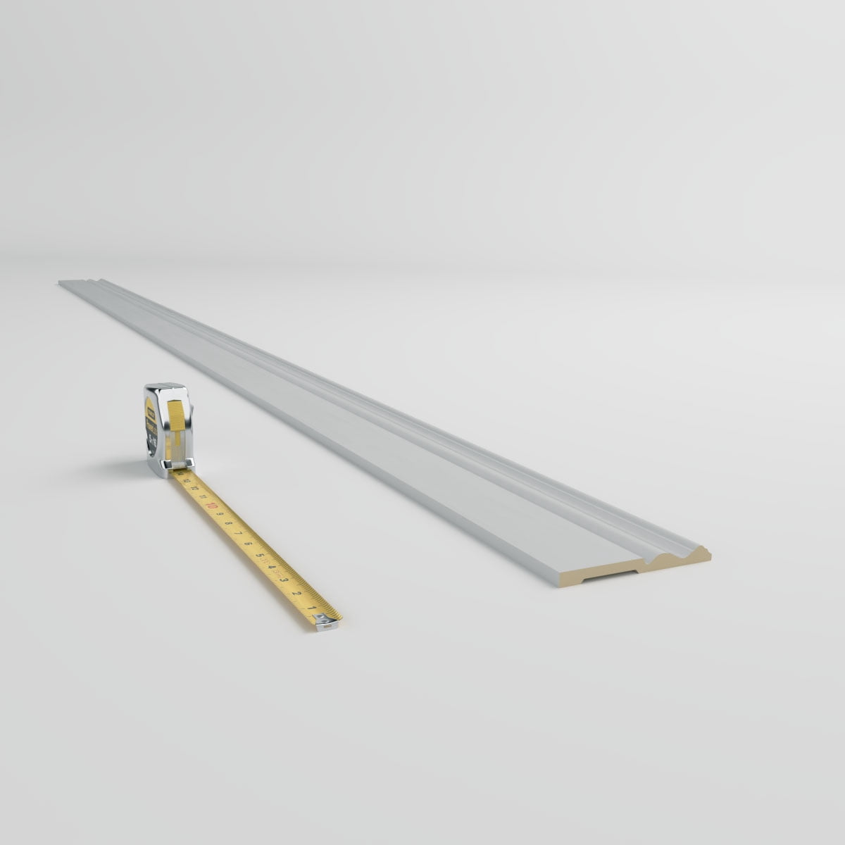 Ekena Millwork 4 3/4"H x 1/2"P x 94 1/2"L Bradford Baseboard Moulding (8-Pack)