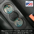 thumbnail image 2 of CounterArt "Live Laugh Love" 1 Pack Absorbent Stone Coaster for Vehicle Cup Holder 2.6” Diameter, 2 of 7