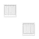 thumbnail image 1 of Naiovety Interruptor de botón, ligero, inalámbrico, Control de voz, tres bandas, interruptores de luz, dispositivo de iluminación para sala de Tipo de llave de tres vías 2piezas Naiovety CBP496672, 1 of 6