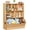 Natural, variant on HUANG 3 Tier Kids Toy Storage Organizer - 7 Cubby Small Bookcase, 29.53" H, Green