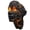 Color B, variant on Cracked Soul Wall Light, 3D Resin Human Face Wall Sconce with LED Lava Glow, Realistic Shattered Effect Artistic Night Light for Bedroom Living Room Corridor, Gothic Sci-Fi Home Decor