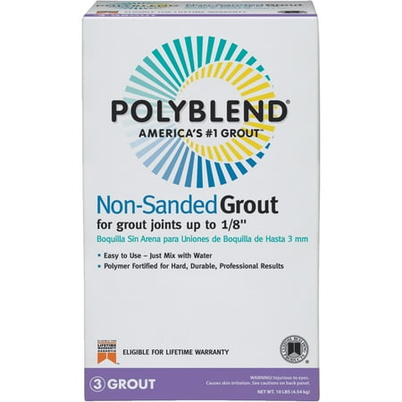 UPC 010186153766 product image for Custom Building Products Polyblend Non-Sanded Tile Grout | upcitemdb.com