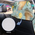 thumbnail image 4 of Uorisanigo Seat Covers for Cars Post Workout Sweat Washable Cover Lemon Capybara Front Seats Only Easy to Install Athletic Running Towel Seat Universal Fit Most Cars, 4 of 8