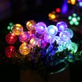 thumbnail image 4 of SolarLightString5m20LEDCrystalBubbleBallWaterDropOutdoorDecorativeLightGardenLight, 4 of 5