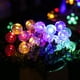 thumbnail image 4 of Solar Light String 6.5m 30LED Crystal Bubble Ball Water Drop Outdoor Decorative Light Garden Light, 4 of 5