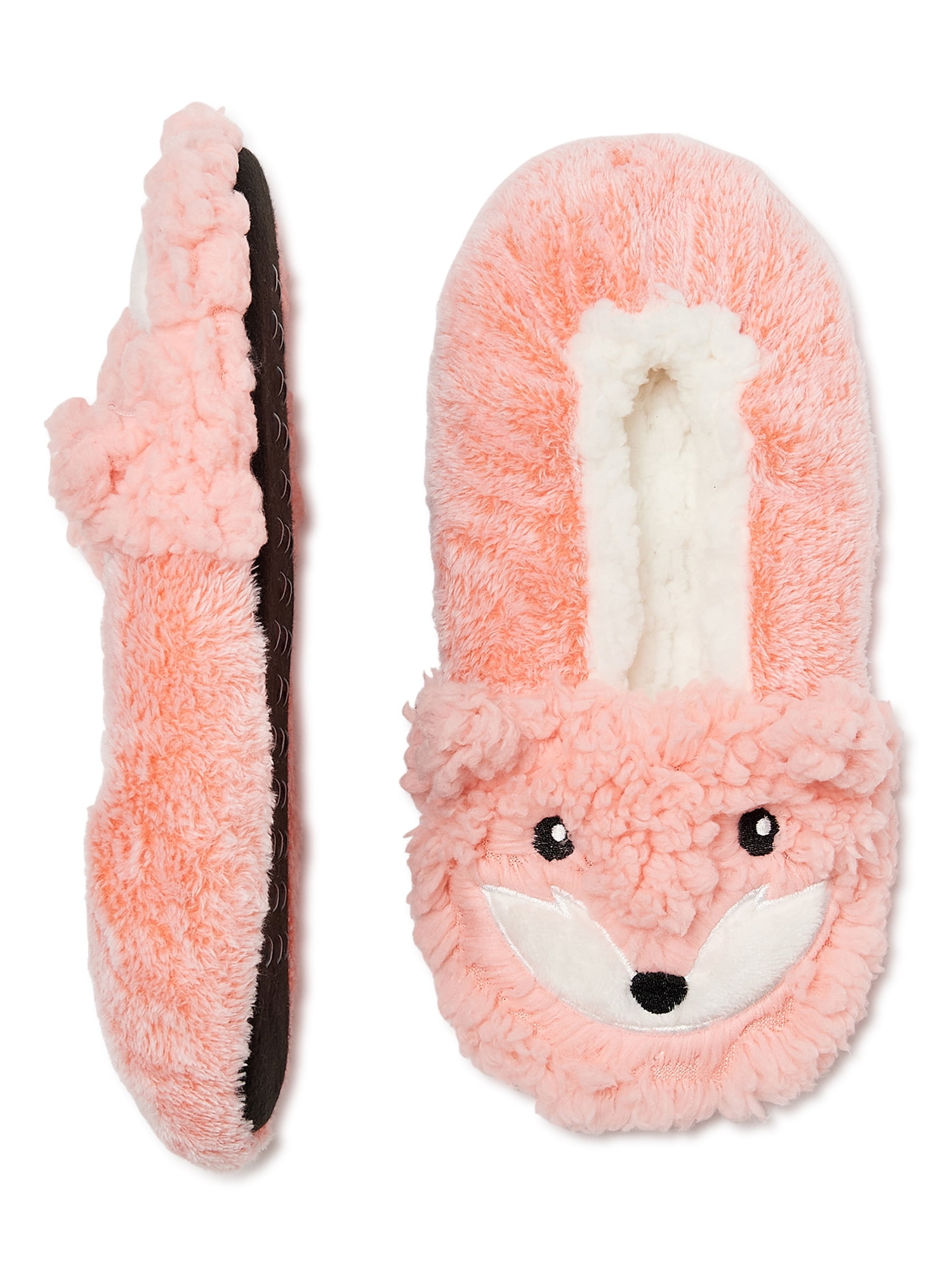 Fuzzy Babba Fuzzy Babba Women's 3D Fox Slipper Socks, 1Pack