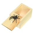 thumbnail image 1 of Spider Scare Box Fun Scare Regalos Hechos a mano Divertidos Prácticos Cajas de broma Caja de madera hecha a mano Broma para niños Soledad Broma de araña, 1 of 8