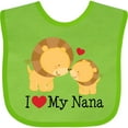 thumbnail image 3 of Inktastic I Love My Nana Boys or Girls Baby Bib, 3 of 4