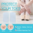 thumbnail image 5 of Toe Sleeves, Toe Protectors, 10 Pack Toe Tube Pads for Hammer Toe,Stubbed Toe,Corns, Calluses Protect(middle), 5 of 6