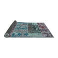 thumbnail image 2 of Ahgly Company Indoor Square Patchwork Light Blue Transitional Area Rugs, 3' Square, 2 of 4