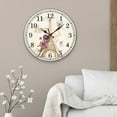 thumbnail image 6 of YWMJZEU European Style Wall Clock Wood Decorative 30cm for School Farmhouse Living Room Wall Hanging C, 6 of 7