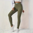 thumbnail image 5 of Stamzod High Waisted Leggings for Women Knit Ribbed Butt Lifting Leggings Fall Winter Stretchy Workout Yoga Pants, 5 of 8