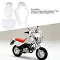 thumbnail image 4 of Motorcycle Mudguard Fairing Kit, Scratch Resistant Body Panel White ABS Plastic Mudguard Fairing Body Work Kit Number Plate  for Mini Pit Monkey Z50R Baja, 4 of 7