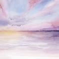 thumbnail image 2 of Popp, Grace 12x12 White Modern Wood Framed Museum Art Print Titled - Pale Sunset II, 2 of 4