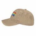 thumbnail image 2 of ZICANCN Mens Hats Unisex Baseball Caps-Pride Rainbow Flag Hats for Men Baseball Cap Western Low Profile Hats Fashion, 2 of 8