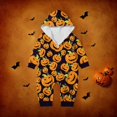 thumbnail image 1 of Halloween Pajamas Long Sleeved Zippered Family Matching Jumpsuit Romper Family Halloween Costumes Family Pajamas Matching Pjs, 1 of 4