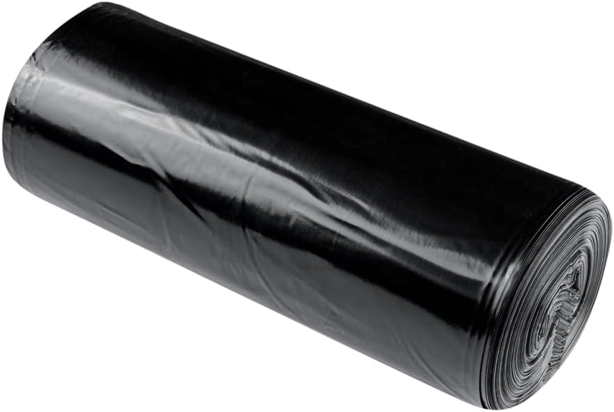 RW Clean 33 Gallon Trash Bags - 100 Count Medium-Duty Black Garbage Can Liners with  Seal Bottom for Kitchen and Office