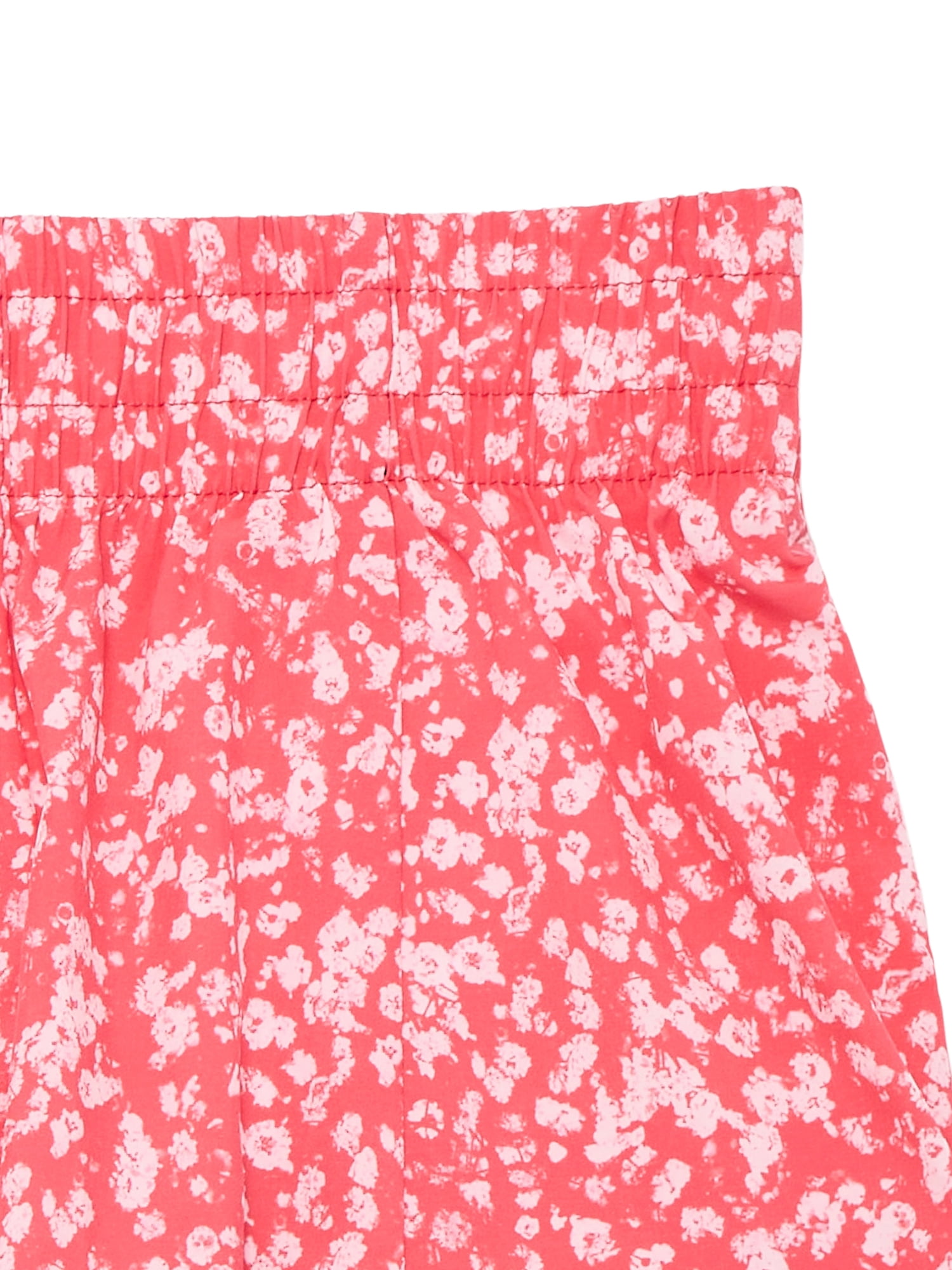 Athletic Works Girls Active Running Shorts, 2-Pack, Sizes 4-18 & Plus
