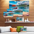 thumbnail image 3 of Boat in Lake Bled In Julian Alps - Large Landscape Canvas Art Print, 3 of 4
