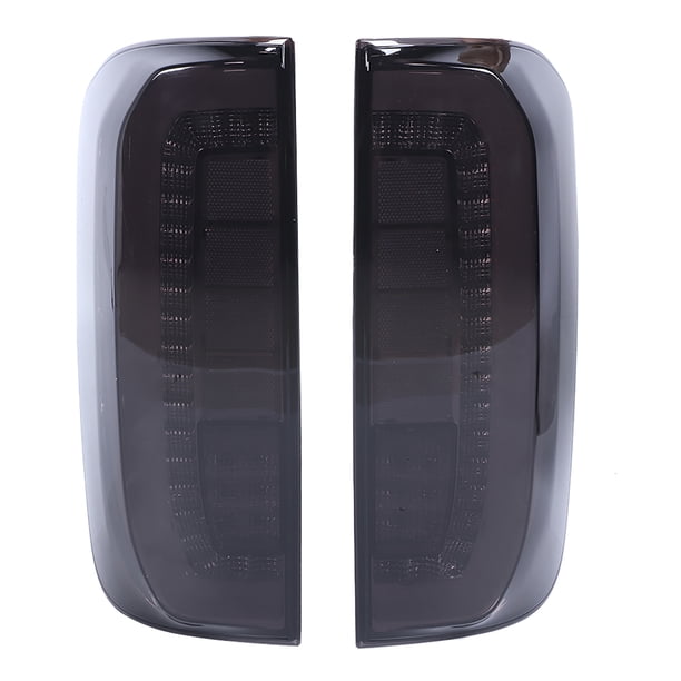 Conjunto de luces traseras LED, indicador secuencial de carcasa ahumada, apto para Nissan Navara NP300 D23 16-20 Jadeshay A
