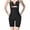 Black, variant on Fashion Solid Color Ladies Large Size High Waist Postpartum Belly Pants Body Pants Body Shaping Anti-Light Safety Underwear