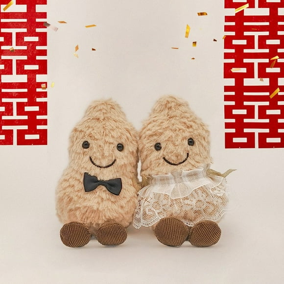 Plush Toy Series - Animal Kapibal Plush Toys - Wedding Throwing Dolls - Wedding Peanuts (Pair) 12cm