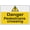 Warning Sign 1, variant on Danger Pedestrians Crossing 8"x12", Aluminum Tin Warning Signs for Home Outdoor Garden, Weatherproof Traffic Sign for Road