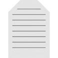 thumbnail image 4 of 12"W x 40"H Octagonal Top Surface Mount PVC Gable Vent: Functional, w/ 2"W x 2"P Brickmould Sill Frame, 4 of 13