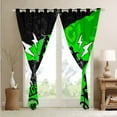 thumbnail image 4 of Erosebridal Dirt Bike Blackout Curtains Motocross Curtains & Drapes Dirtbike Living Room Decor,Rider Motorcycle Window Curtains Cool Sports Window Treatments,Green Black, 4 of 6
