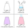 thumbnail image 2 of HealthSmart Essential Oil Diffuser, Cool Mist Humidifier and Aromatherapy Diffuser with 150ML Tank Ideal for Small Rooms, Adjustable Timer and Mist Mode, White, 2 of 7