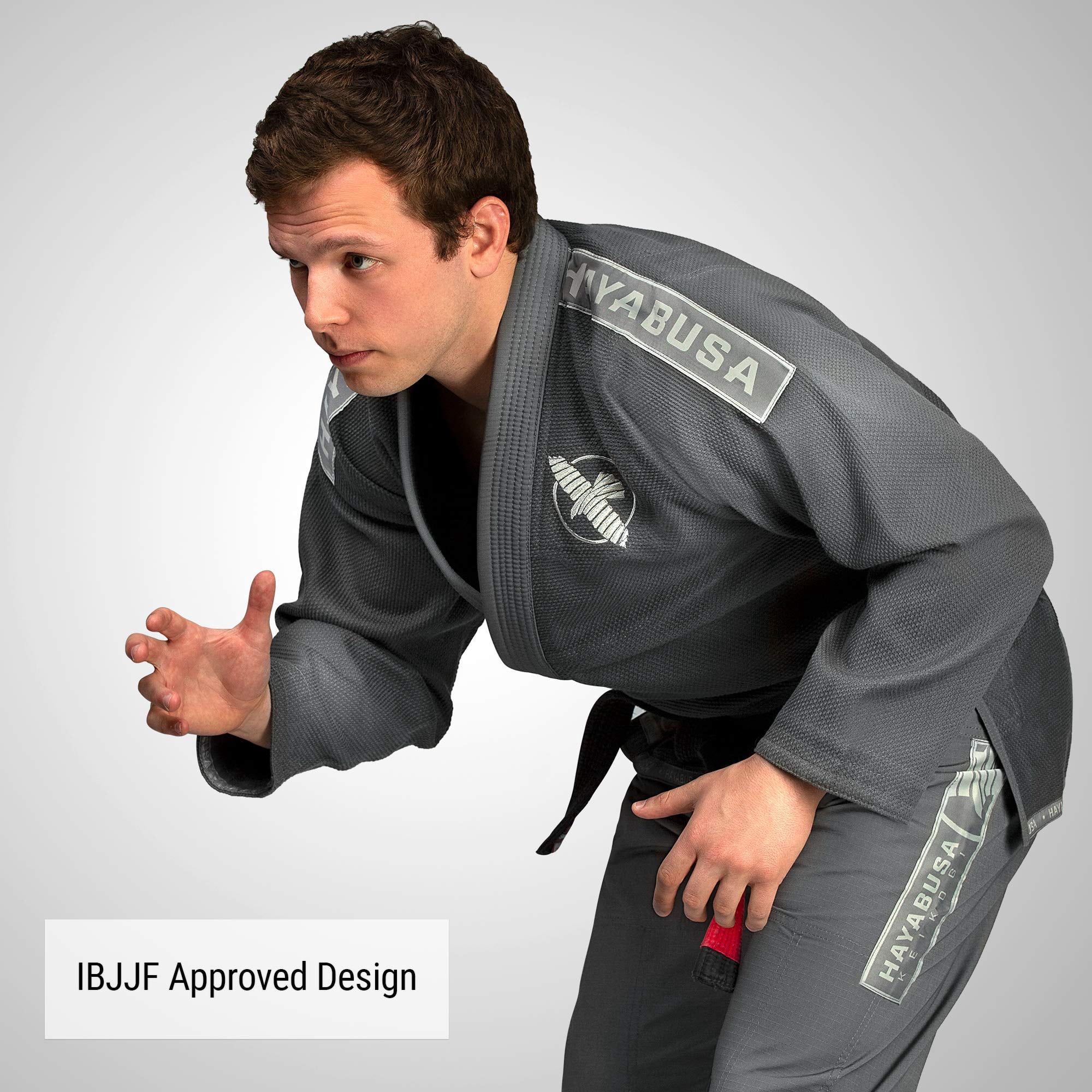 Hayabusa Lightweight Jiu Jitsu Gi - Grey, A2