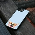 thumbnail image 4 of WIRESTER Shockproof Soft Rubber Cover Case for Apple iPhone 16e 6.1" 2025, Animal Red Pembroke Welsh Corgi Dog On Light Blue Background, 4 of 5