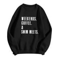thumbnail image 4 of Sweatshirts Women Shirts Printed Casual Pullover Sweatshirt Crewneck Soft Long Sleeve Tops Black XL, 4 of 4