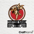 thumbnail image 4 of Craftnamesign Custom Metal Brazilian Jiu Jitsu Medal Hanger Wall Art, Jiu Jitsu Player Medal Holder, 4 of 4