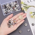 thumbnail image 3 of 1Box 54 Pcs Mixed Style and Colors European Beads Large Hole Acrylic Rhinestone Beads for DIY Crafts Bracelets Necklaces Jewelry Making, 3 of 7