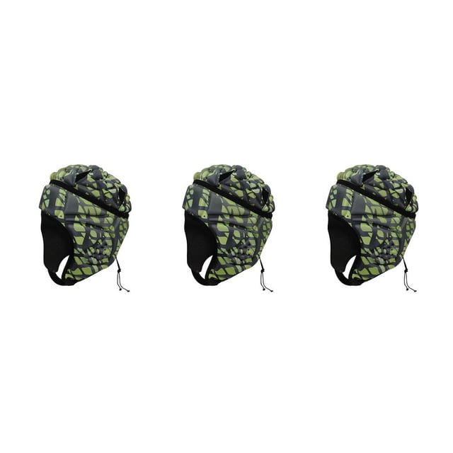 Eigraketly EVA portero Rugby fútbol fútbol casco Rugby sombrero cabeza Protector guardia verde Type1 NO1