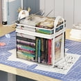 thumbnail image 1 of TIMIFISStudent Book Storage Bag Transparent Storage Box Foldable Handheld Books School Supplies Organising Box, 1 of 3