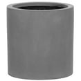 thumbnail image 3 of Pottery Pots USA Inc. Pottery Pots Max Fiberstone Indoor Outdoor Modern Round Planter Grey 11.8" x 11.8" x 11.8", 3 of 5