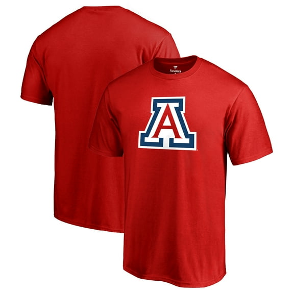 Men's Red Arizona Wildcats Primary Logo T-Shirt