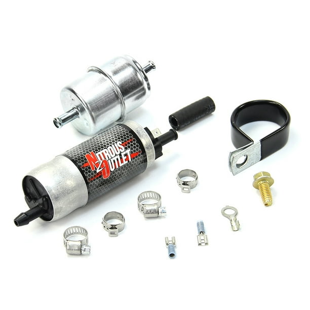 Nitrous Outlet Powersports Electric Fuel Pump 30 gph 6psi, 5/16 barb