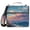 Evening Colorful Clouds, variant on 3 Ring Zipper Binder with Shoulder Strap Waterproof Trapper Keeper 2 Inch D-Ring 500 Sheets Capacity, Teal Green Gold Marble