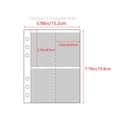 thumbnail image 2 of 10Pcs A5 Waterproof Binder Pockets - Perfect for Home, School, and Office Document Filing!, 2 of 4