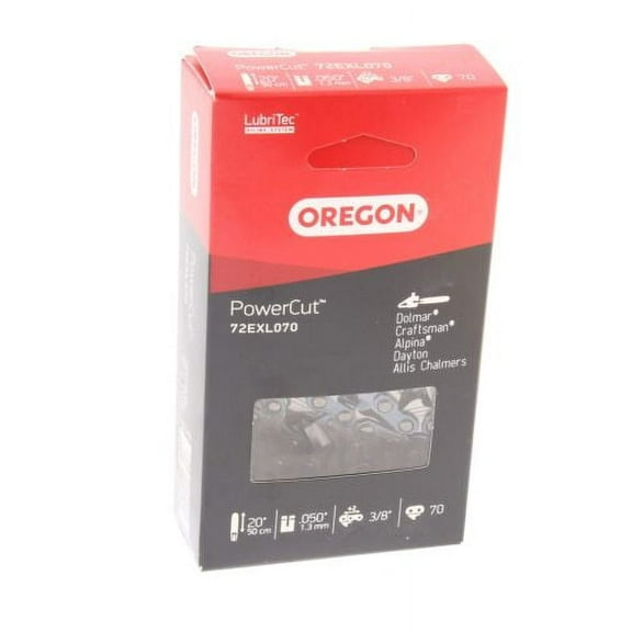 Oregon 20" Latest Pro Chisel Chain 72EXL 70 Drive Links (D70/E70 Compatible) Fit