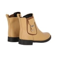 thumbnail image 3 of Botín Para Mujer Con Resorte Lateral Y Hebilla Estilizada Cabra Piel Sintético Camel Para Mujer Platonia HELENA-02-MIGA, 3 of 8