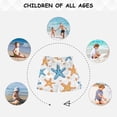 thumbnail image 6 of Kids' Beach Pants Comfortable Swim Trunks Colorful Starfish Pattern Shorts for Pool Vacation and Lounge Wear X-Small, 6 of 8
