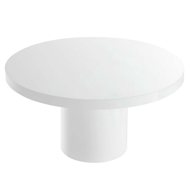 Gratify 60 Round Dining Table-EEI-4910-WHI 
