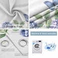 thumbnail image 6 of Blackout Curtains for Bedroom, Flower Butterfly Room Darkening Window Drapes for Living Room, Blue Purple Watercolor Wilflower Thermal Insulated Grommet Curtains, 42x84 inch, 2 Panels, 6 of 9